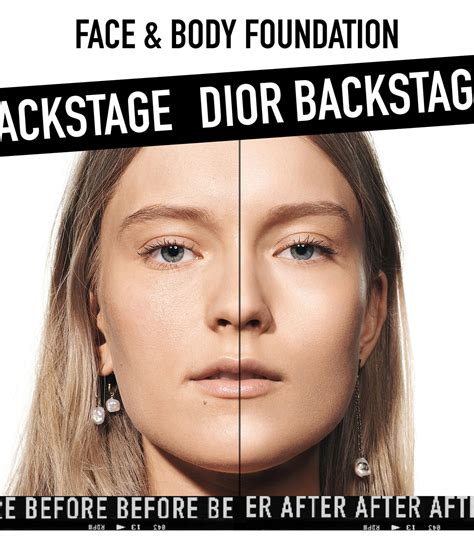 dior face and bosy|dior backstage outline.